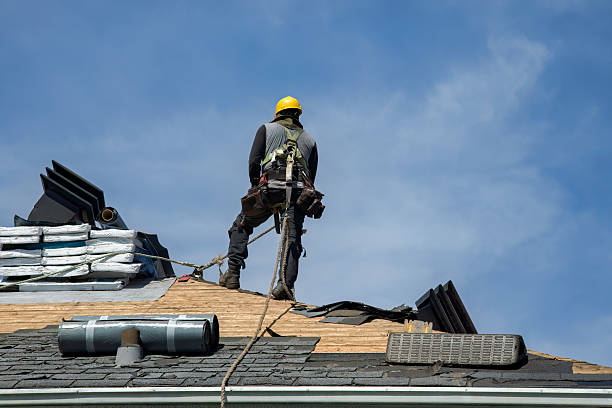 Professional Roof Replacement technician working in Branchville, NJ